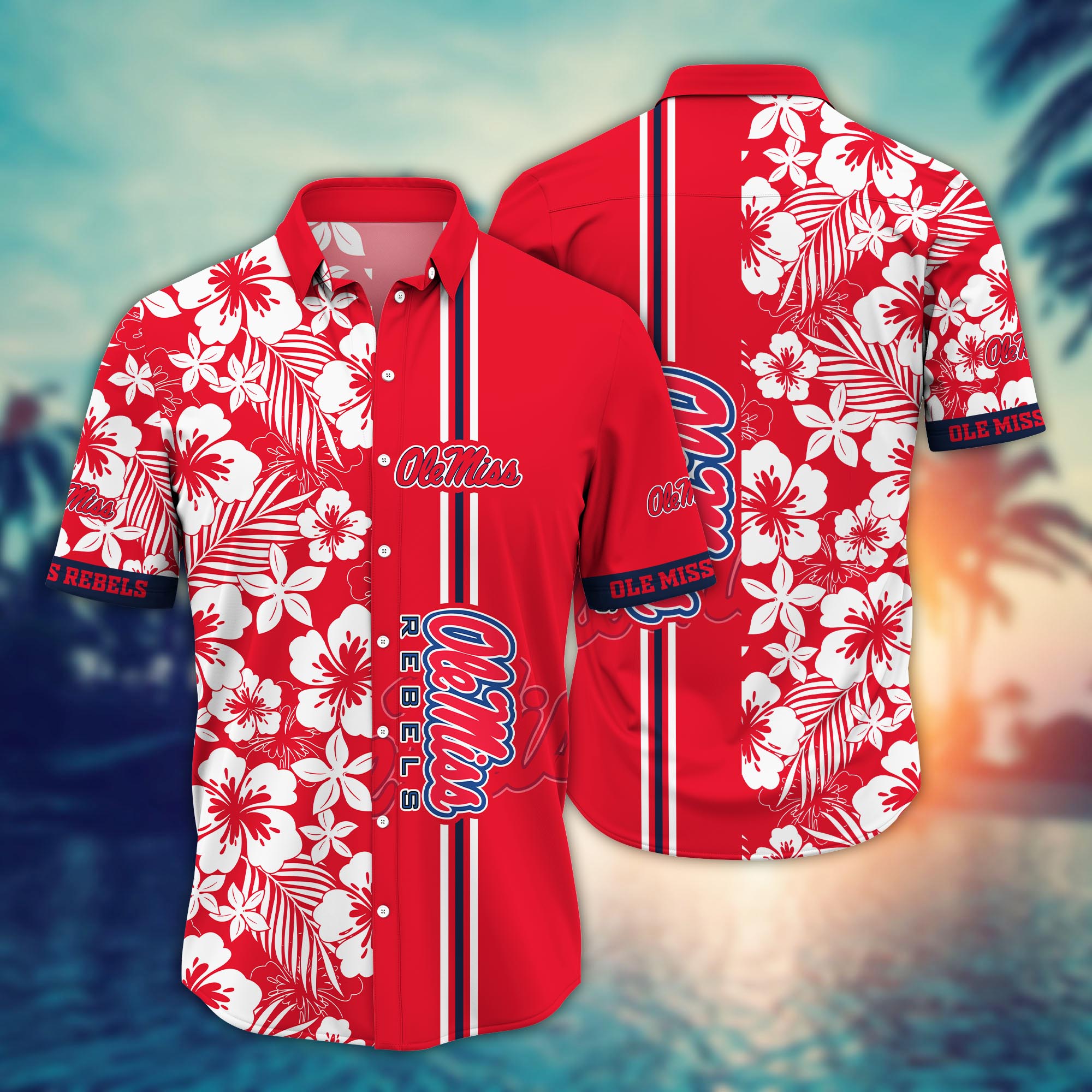 Ole Miss Rebels NCAA Flower Hawaii Shirt For Fans Ver 18