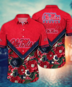 Ole Miss Rebels NCAA Flower Hawaii Shirt For Fans Ver 20