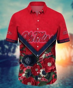 Ole Miss Rebels NCAA Flower Hawaii Shirt For Fans Ver 20
