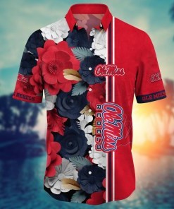 Ole Miss Rebels NCAA Flower Hawaii Shirt For Fans Ver 23