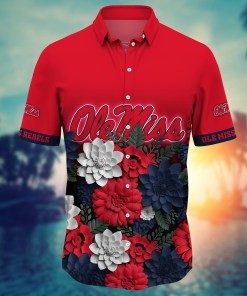 Ole Miss Rebels NCAA Flower Hawaii Shirt For Fans Ver 26