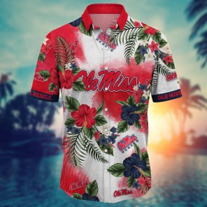 Ole Miss Rebels NCAA Flower Hawaii Shirt For Fans Ver 27