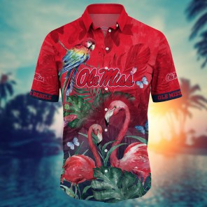 Ole Miss Rebels NCAA Flower Hawaii Shirt For Fans Ver 29