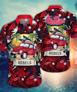 Ole Miss Rebels NCAA Flower Hawaii Shirt For Fans Ver 3