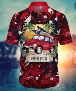 Ole Miss Rebels NCAA Flower Hawaii Shirt For Fans Ver 3