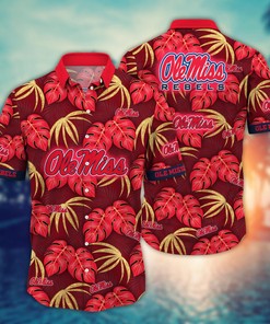 Ole Miss Rebels NCAA Flower Hawaii Shirt For Fans Ver 30