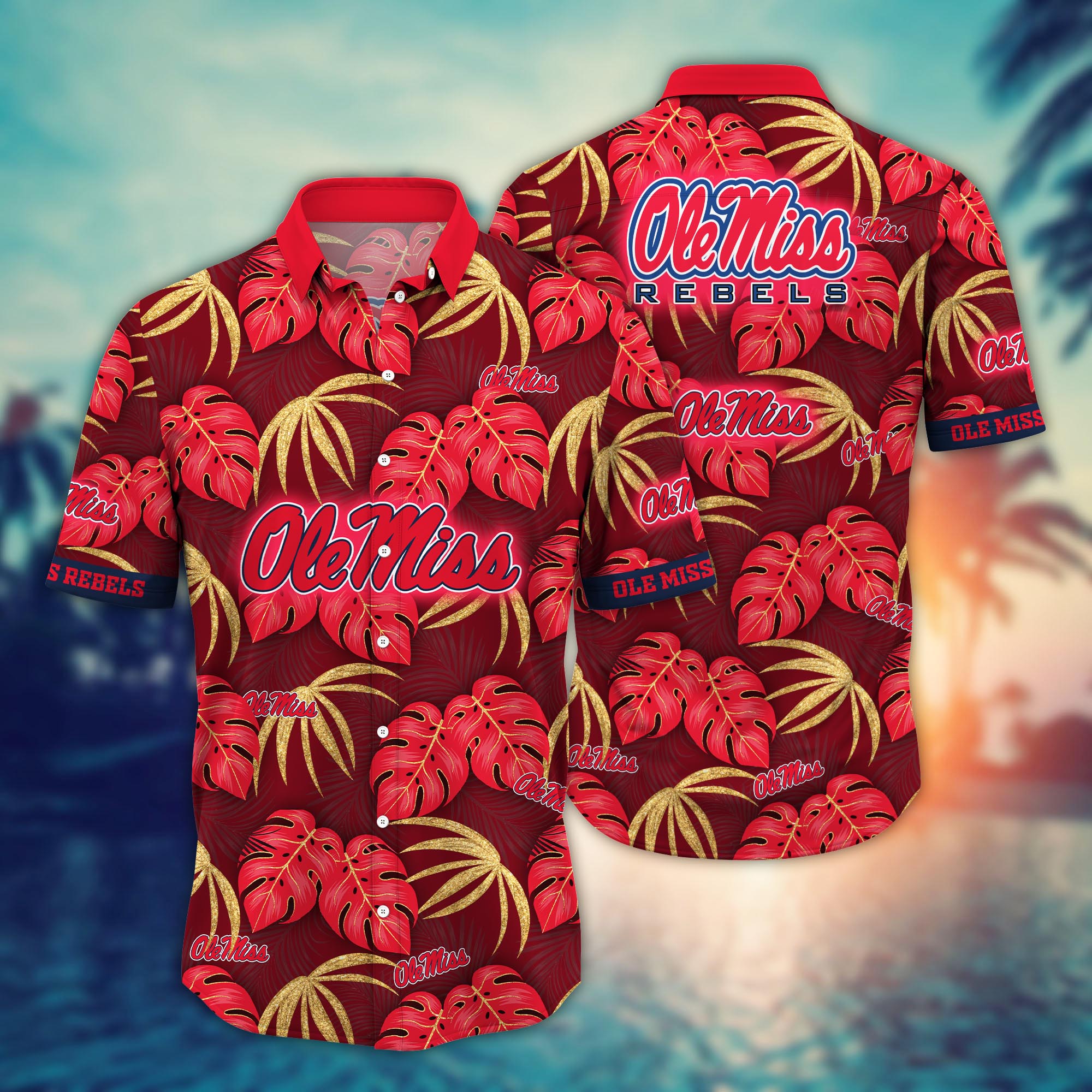 Ole Miss Rebels NCAA Flower Hawaii Shirt For Fans Ver 30