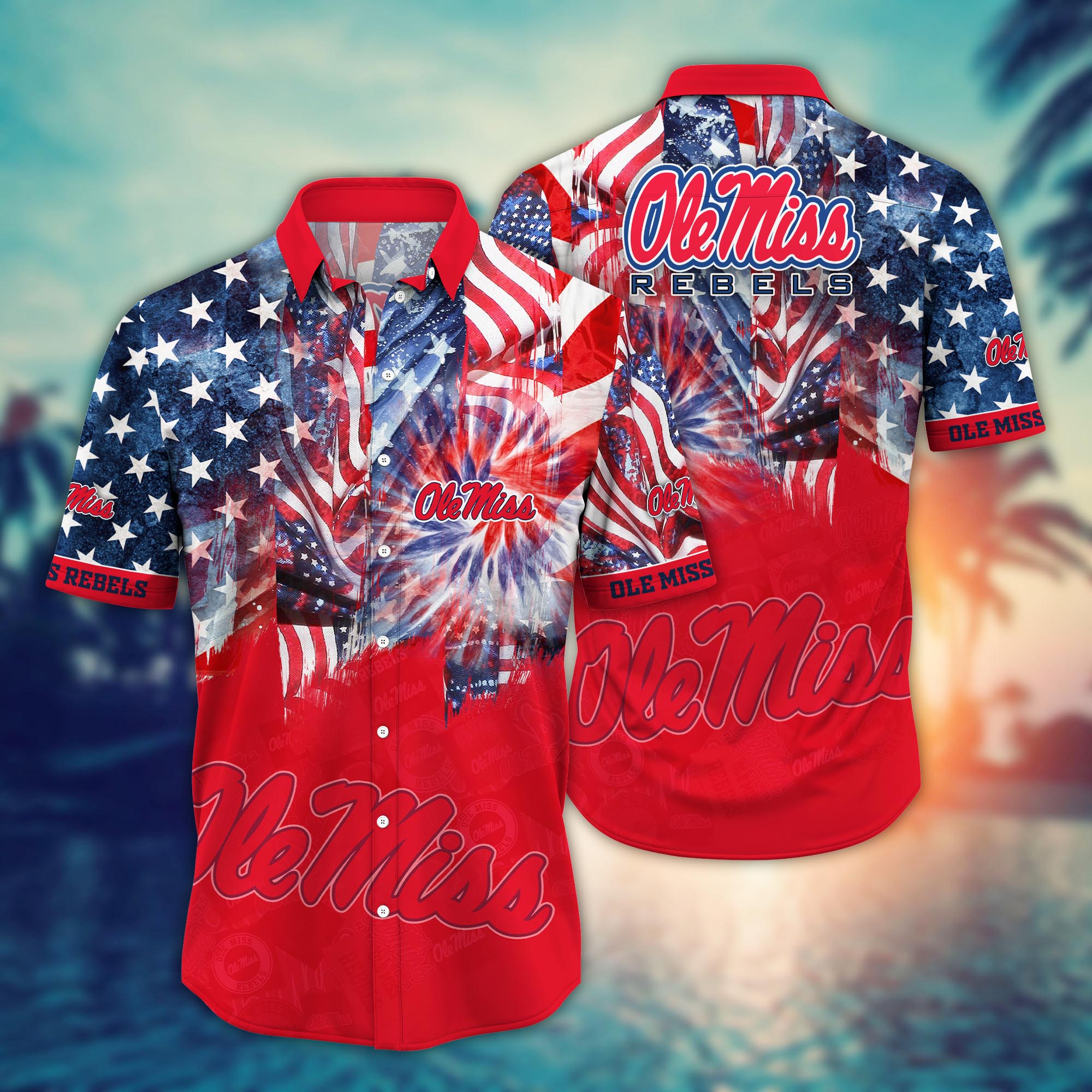 Ole Miss Rebels NCAA Flower Hawaii Shirt For Fans Ver 31