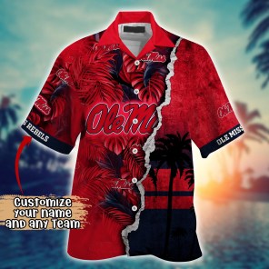 Ole Miss Rebels NCAA Flower Hawaii Shirt For Fans Ver 32