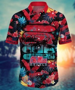 Ole Miss Rebels NCAA Flower Hawaii Shirt For Fans Ver 33