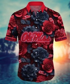 Ole Miss Rebels NCAA Flower Hawaii Shirt For Fans Ver 34