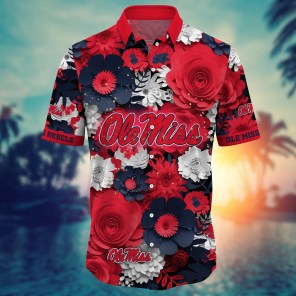 Ole Miss Rebels NCAA Flower Hawaii Shirt For Fans Ver 35
