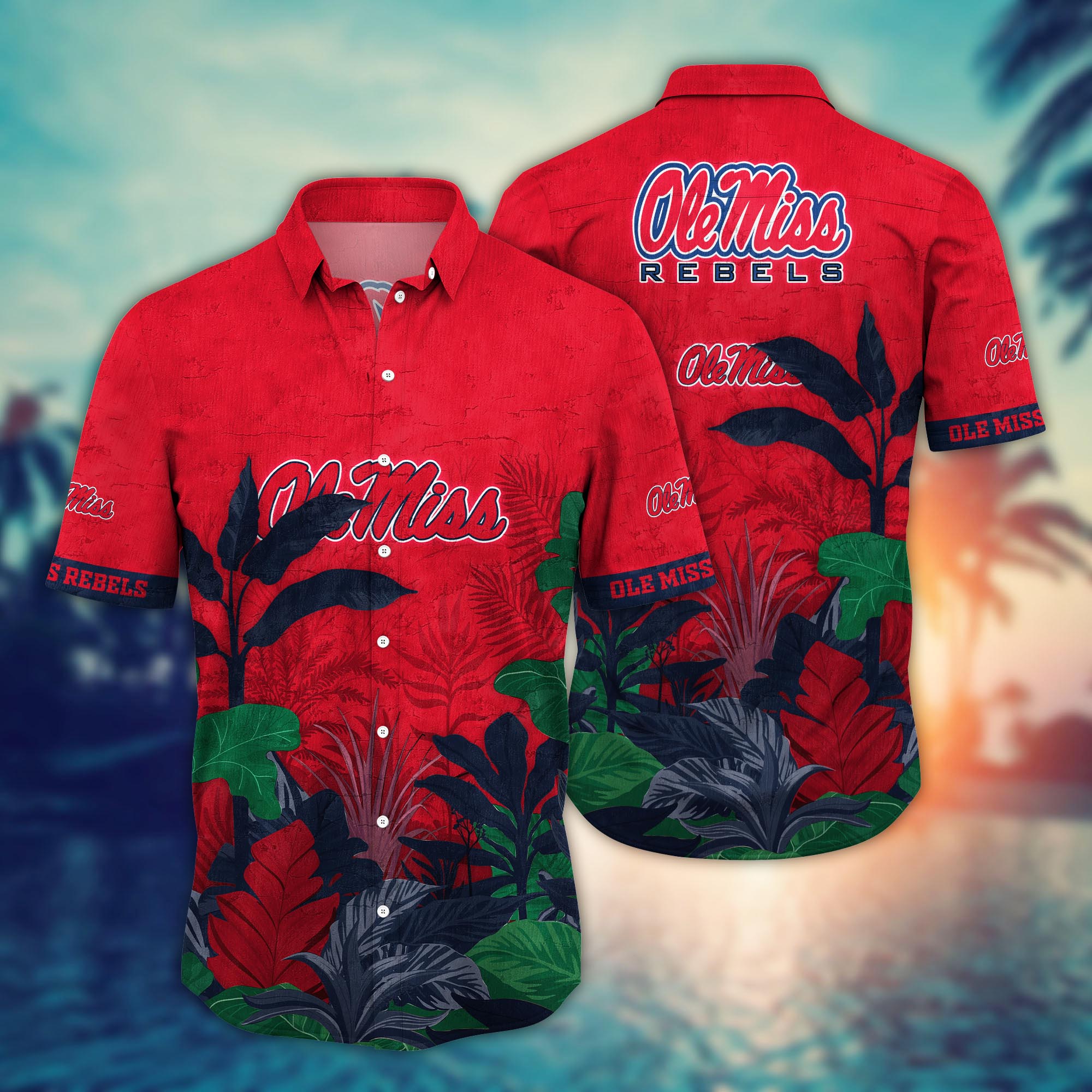 Ole Miss Rebels NCAA Flower Hawaii Shirt For Fans Ver 6