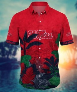 Ole Miss Rebels NCAA Flower Hawaii Shirt For Fans Ver 6