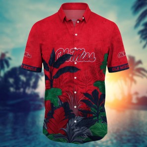 Ole Miss Rebels NCAA Flower Hawaii Shirt For Fans Ver 6