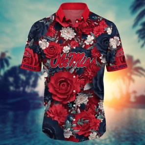 Ole Miss Rebels NCAA Flower Hawaii Shirt For Fans Ver 8