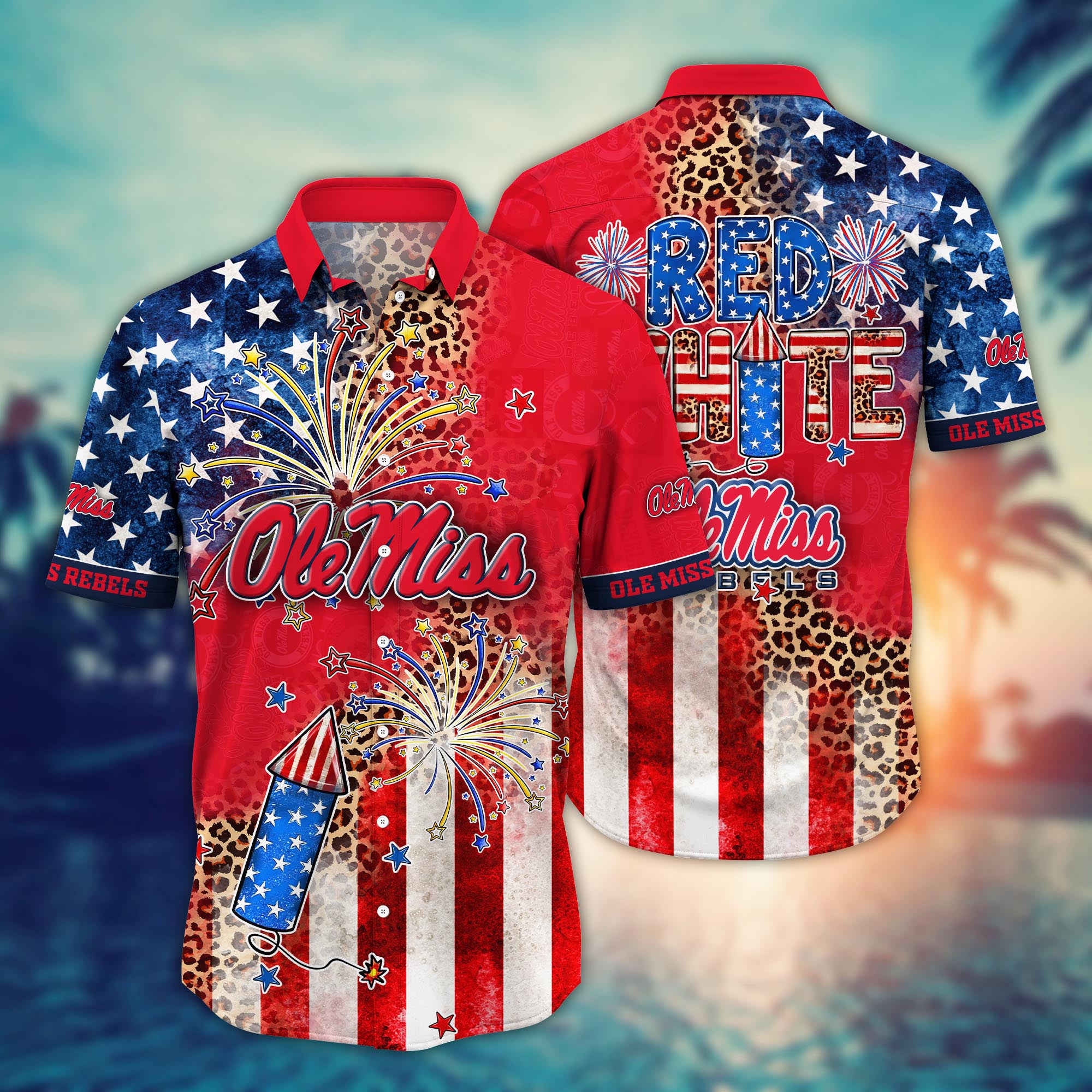Ole Miss Rebels NCAA Hawaii Shirt Ver 1