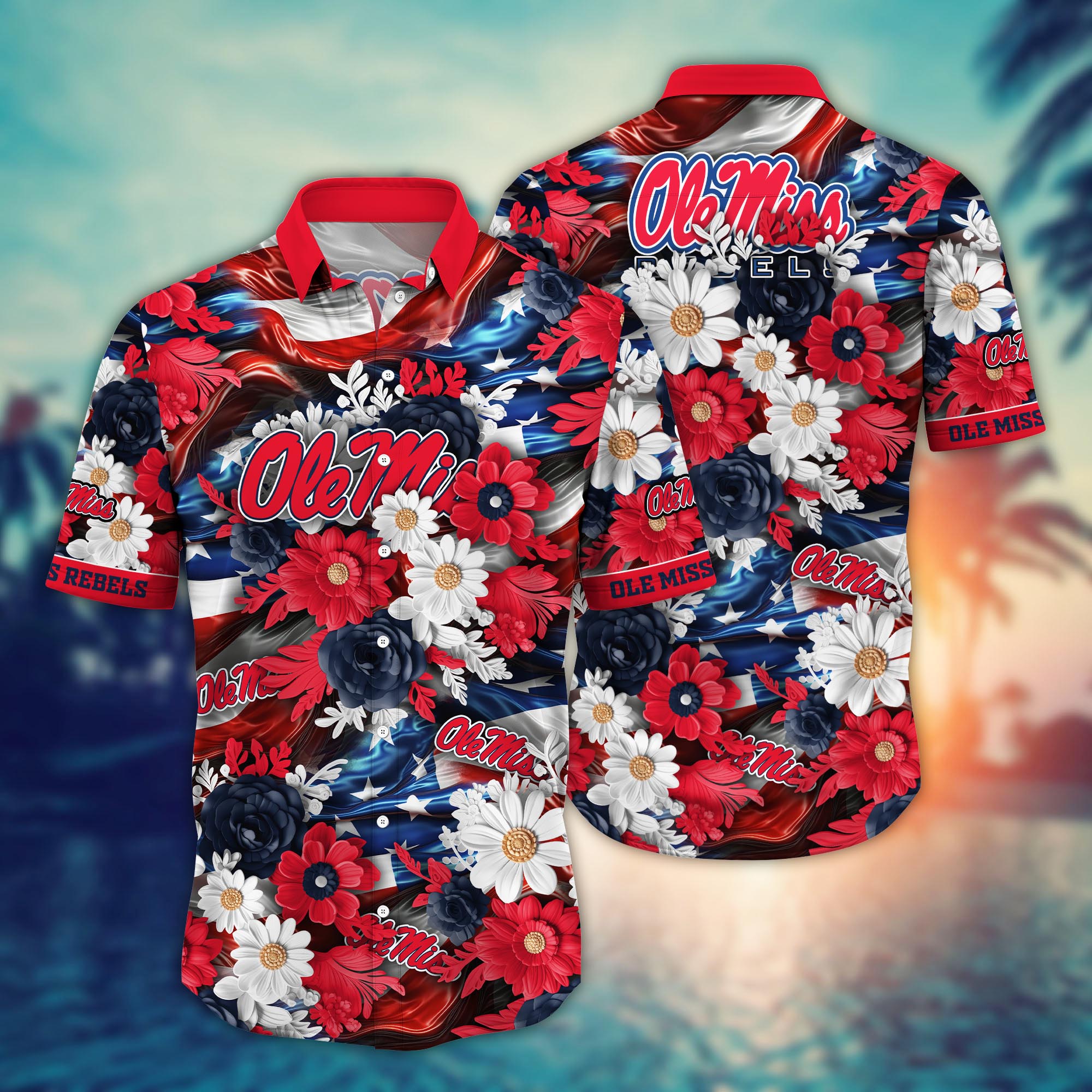 Ole Miss Rebels NCAA Hawaii Shirt Ver 3