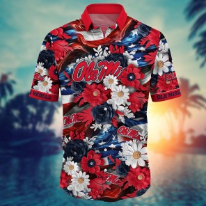 Ole Miss Rebels NCAA Hawaii Shirt Ver 3