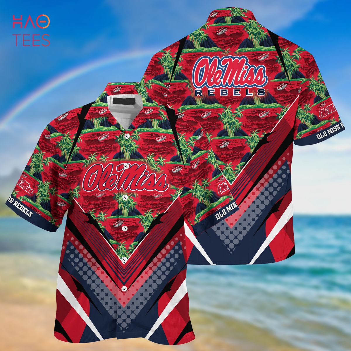 Ole Miss Rebels Summer Hawaiian Shirts for Fans