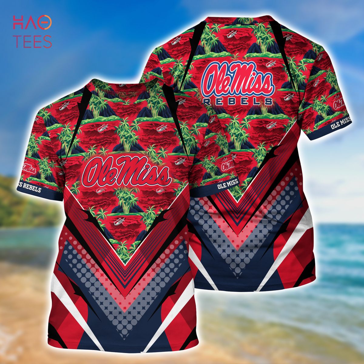 Ole Miss Rebels Summer Hawaiian Shirts for Fans