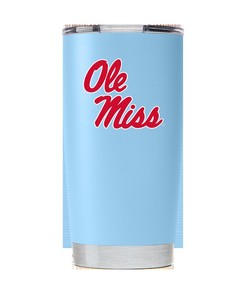 Ole Miss Seaside Blue Tumbler - Ole Miss Seaside Blue Team Logo Tumbler - Show Your Rebel Spirit at the Beach