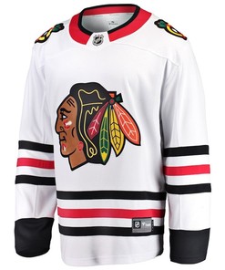 Oliver Moore #41 Chicago Blackhawks 2023 NHL Draft Away Men Jersey - White