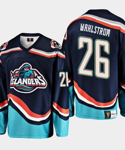 Oliver Wahlstrom 26 New York Islanders Navy Reverse Retro 2.0 Jersey 2022-23