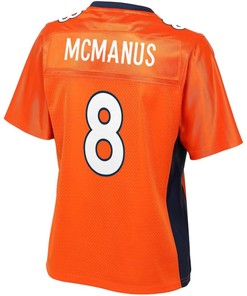 On Mcmanus Denver Broncos Nfl Pro Line Womens Team Color Player Jersey - Orange