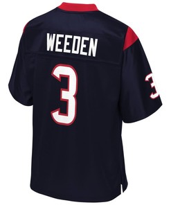 On Weeden Houston Texans Nfl Pro Line Youth Player Jersey - Navy