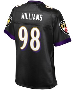 On Williams Baltimore Ravens Nfl Pro Line Womens Alternate Player Jersey - Black