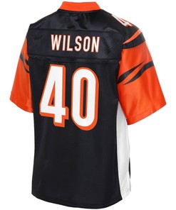 On Wilson Cincinnati Bengals Nfl Pro Line Player Jersey - Black