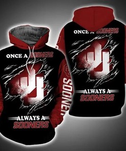 Once A Oklahoma Sooners Always A Oklahoma Sooners 3D Hoodie NCAA Basketball Gifts