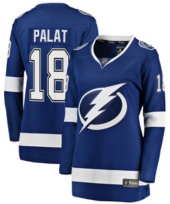 Ondrej Palat Tampa Bay Lightning Fanatics Branded Womens Breakaway Player Jersey - Blue Nhl