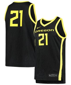 Oregon Ducks 21 Team Basketball Men Jersey - Black