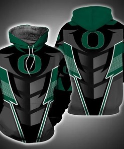 Oregon Ducks Armor 3D Hoodie Oregon Ducks Fan Gift Ideas