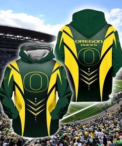Oregon Ducks Armor Logo for Fan 3D Hoodie Oregon Ducks Gift