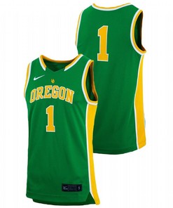 Oregon Ducks College Basketball Men Jersey - Green