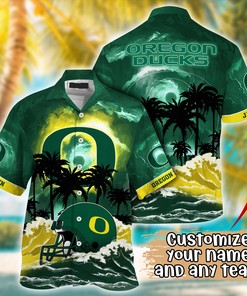 Oregon Ducks NCAA Best Hawaiian Shirt Ever- Customize Any Team Any League