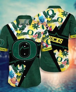 Oregon Ducks NCAA Flower Hawaii Shirt For Fans Ver 10