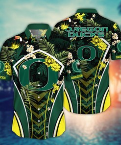 Oregon Ducks NCAA Flower Hawaii Shirt For Fans Ver 12