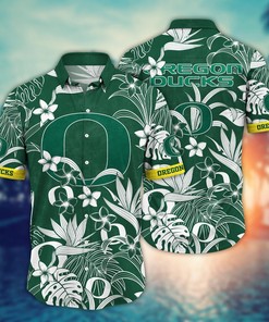 Oregon Ducks NCAA Flower Hawaii Shirt For Fans Ver 13