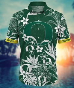 Oregon Ducks NCAA Flower Hawaii Shirt For Fans Ver 13