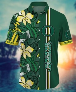 Oregon Ducks NCAA Flower Hawaii Shirt For Fans Ver 14