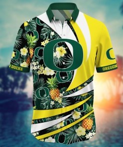 Oregon Ducks NCAA Flower Hawaii Shirt For Fans Ver 16