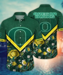 Oregon Ducks NCAA Flower Hawaii Shirt For Fans Ver 17