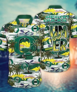 Oregon Ducks NCAA Flower Hawaii Shirt For Fans Ver 18