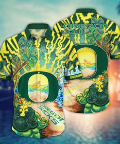 Oregon Ducks NCAA Flower Hawaii Shirt For Fans Ver 19