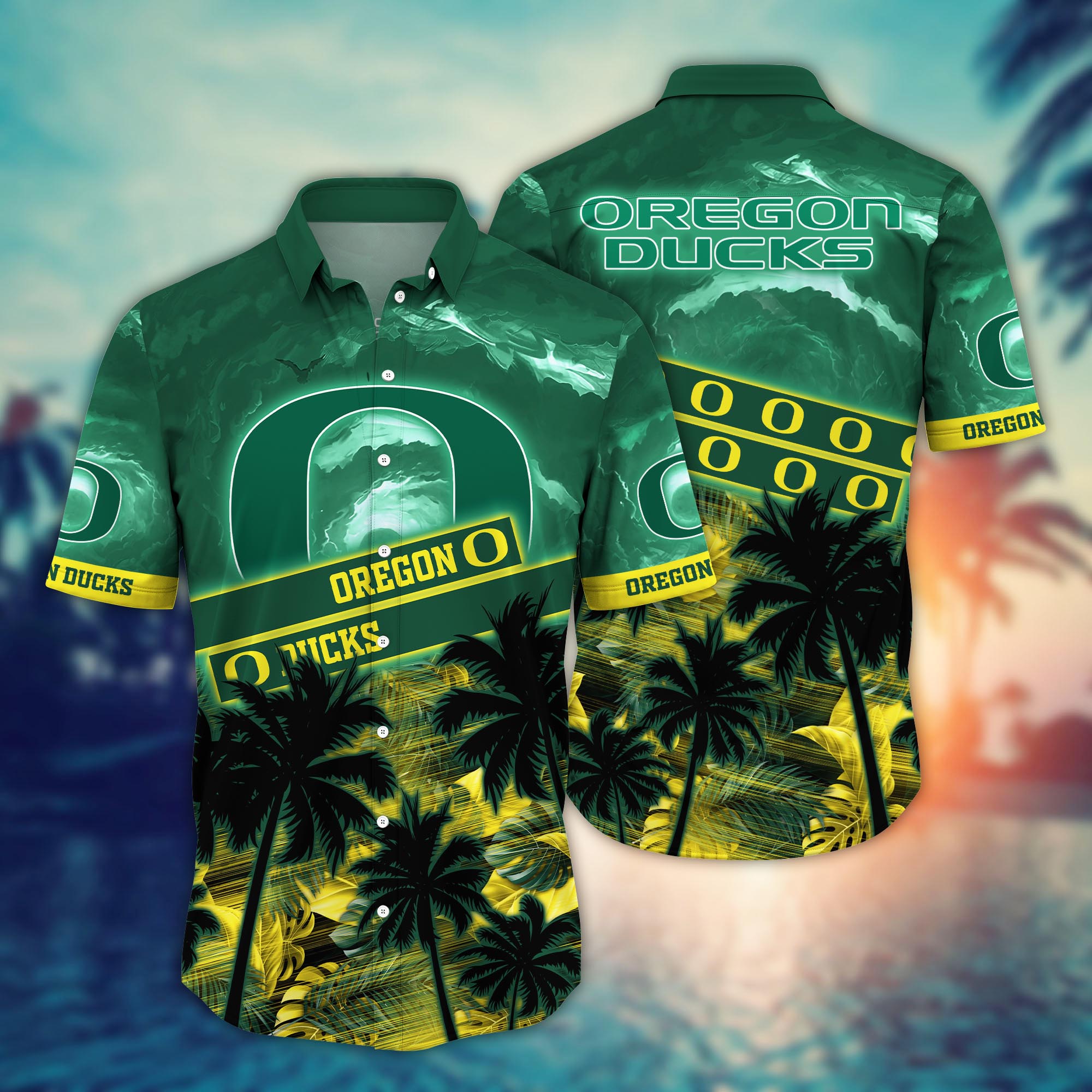 Oregon Ducks NCAA Flower Hawaii Shirt For Fans Ver 21