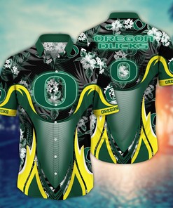 Oregon Ducks NCAA Flower Hawaii Shirt For Fans Ver 22